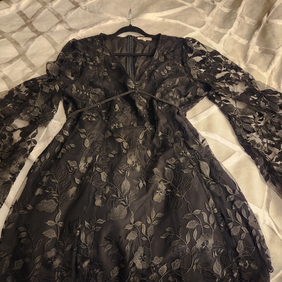 Little Lies Dreams Embroidered Lace Mini Dress - Picture 2 of 9